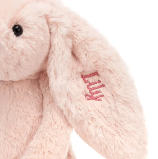 Personalised Bashful Blush Bunny Medium